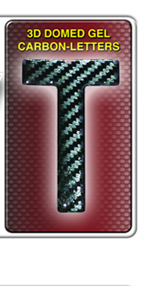 3D Domed Carbon Gel Plates. Some plate manufacturers use black vinyl with silvers squares printed on them, they hope you will accept this to be CARBON FIBRE. Our CARBON FIBRE is as close to the real thing as you will get. A stunning addition to any plate