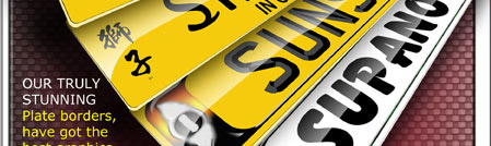 Order Acrylic Number Plates and registration plates Online NOW! Next day delivery in the UK.