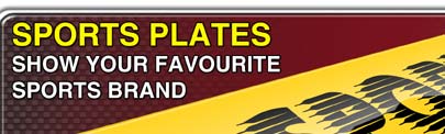 Sports Show Plates to your own specification.
